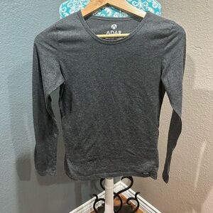3 Undershirts Adar Charcoal Knit Top in small. Winter layering essentials